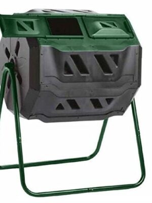 Outdoor 43-Gallon Compost Bin Tumbler for Home Garden Composting