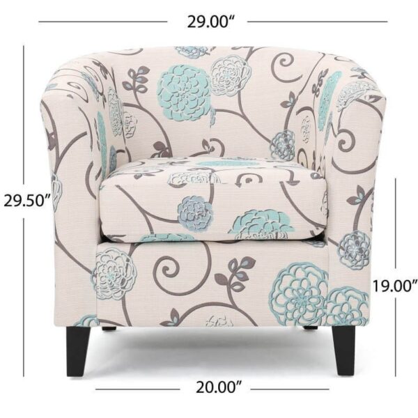 Indoor Contemporary Fabric Club Chair