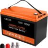 CHINS LiFePO4 Lithium Iron Battery 12V 100Ah for Boat Fishing