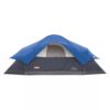 Red Canyon 8 Person 17 x 10 Foot Outdoor Large Family Camping Tent, Blue