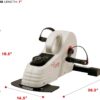 Health and Fitness Magnetic Under Desk Mini Bike Pedal Exerciser