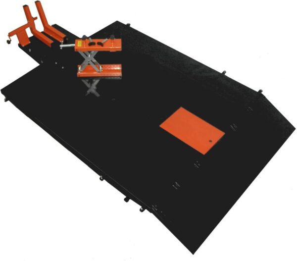 8c748c7b835f45d0a49cf7a13a11edb9 APlusLift MT1500X 1500LB Air-Operated Motorcycle & ATV Lift Table – 48′′ Wide with Side Extensions, 2-Year Warranty