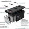 12V 200Ah 4D SLA AGM Battery Replacement for Solar Systems