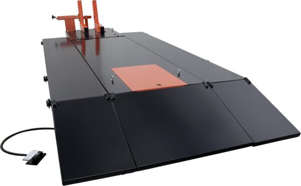 8ca48b556638465b90e1ee2c83a4b977 APlusLift MT1500X 1500LB Air-Operated Motorcycle & ATV Lift Table – 48′′ Wide with Side Extensions, 2-Year Warranty