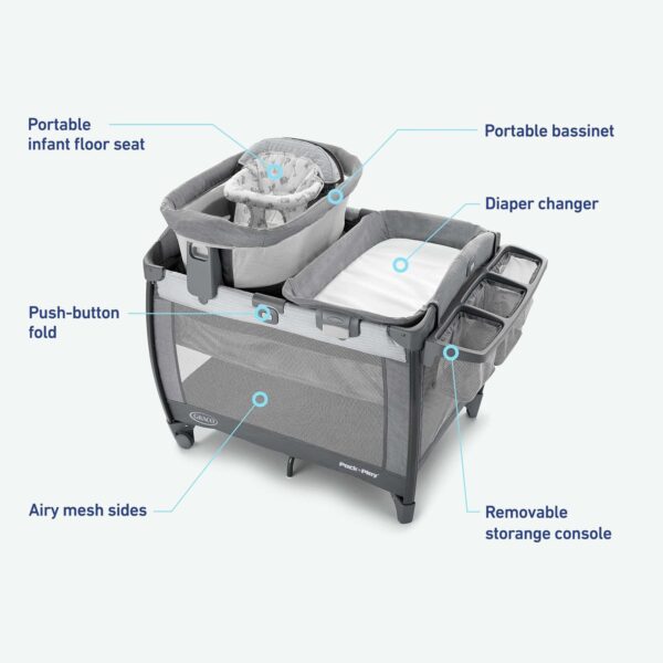8ca5b41b75ad4e9a95877b0e3c2263b8 Graco Pack n Play Sit N Grow Playard Lenny