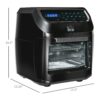 12QT Air Fryer Oven Combo, 8-in-1, 1700W, LED Display, Black, Includes Accessories