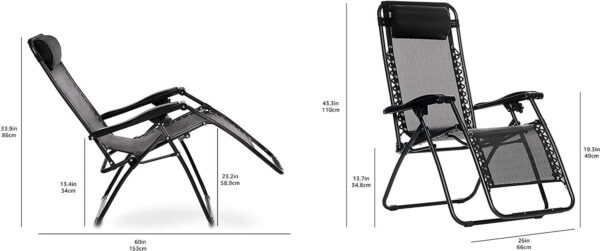 Adjustable Reclining Lounge Chair