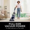 Rotator Pet Pro Lift-Away ADV Upright Vacuum with HEPA Filter, DuoClean PowerFins HairPro and Odor Neutralizer Technology, Pet Hair Pickup, For Carpets & Hardfloors, Dark Grey, LA555