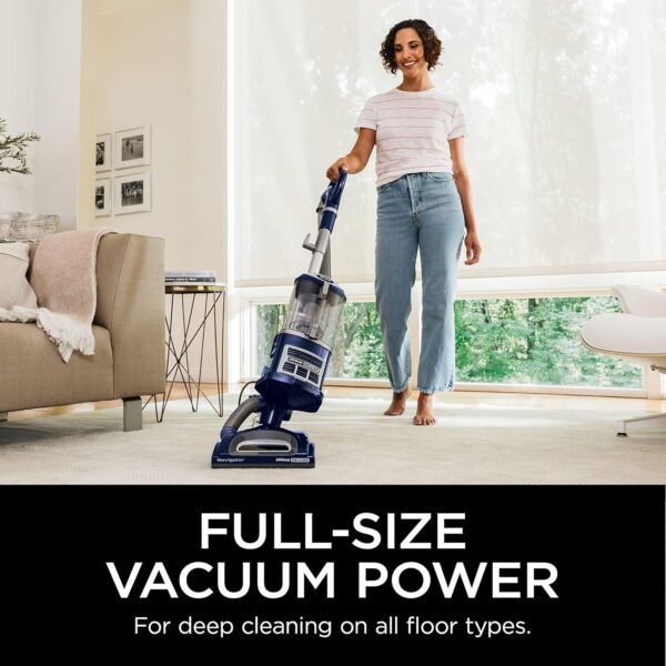 Rotator Pet Pro Lift-Away ADV Upright Vacuum with HEPA Filter, DuoClean PowerFins HairPro and Odor Neutralizer Technology, Pet Hair Pickup, For Carpets & Hardfloors, Dark Grey, LA555