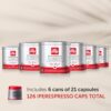 illy Coffee iperEspresso Capsules Single-Serve Coffee Capsules Pods, 21 Count, 6 Pack