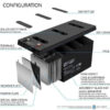 12V 200Ah 4D SLA AGM Battery Replacement for Solar Systems