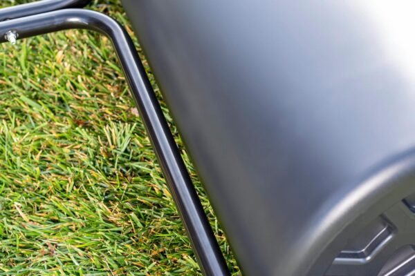 Agri-Fab 45-0604 18′′ x 48′′ Tow Behind Poly Lawn Roller 550 lbs Weight with Water, Poly Drum and Steel Frame, with Plug. Designed for Lawn and Garden Tractors