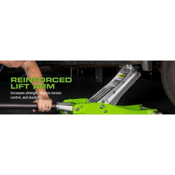 8fa7efbbbdc44afbaf46b5dc4608cb26 A20018 3-Ton Lightweight Aluminum Floor and Car Jack with Quick Rise