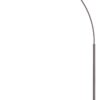 Arc Floor Lamp with Chrome Bell Shade and Faux White Marble Base for Living Room, Home Office, Dining Room, Bedroom