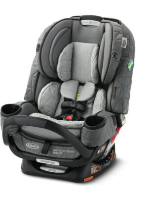Graco Premier 4Ever DLX Extend2Fit SnugLock 4-in-1 Car Seat featuring Anti-Rebound Bar, Midtown Collection Midtown