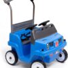 Step2 Side-by-Side Push Around SUV, Kids Push Car, 2 Seats, Stroller Substitute, Includes Seat Belts & Horns, Made of Durable Plastic, Max Weight 100 lbs., For Toddlers 1.5-5 Years Old, Blue