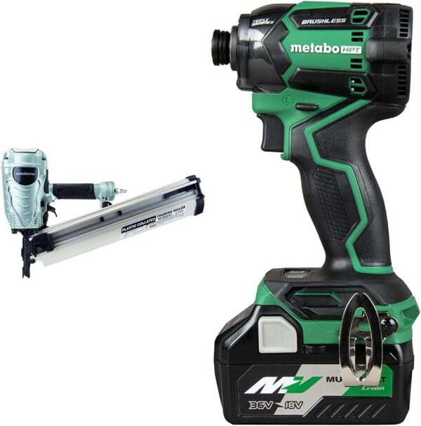 909e002349474c029458eb8d02dd15ca Framing Nailer, Pro Preferred Brand of Pneumatic Nailers, 21 Degree Magazine, Accepts 2-Inch to 3-1/2-Inch Plastic Collated Nails, Ideal for Framing, Flooring, & Roof Decking, NR90AES1