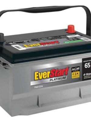 EverStart Platinum BOXED AGM Battery, Group Size 65 12V, 750CCA