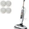 Steam Pickup 3-in-1 Steam Mop Picks Up Debris, Deep Scrubs, & Steam Sanitizes – All At Once, Lightweight Steam Cleaner for Home with Sealed Hard Floors like Hardwood, Tile & Laminate, SD201