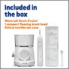 Waterpik Sonic-Fusion 2.0 Flossing Toothbrush, Electric Toothbrush Water Flosser Combo, White