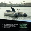 Newport NV-Series Thrust Saltwater Transom Mounted Trolling Electric Trolling Motor w/LED Battery Indicator