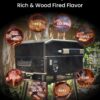 Z GRILLS Wood Pellet Grill Smoker with 552 Cooking Area & Front Shelf for Outdoor BBQ, Smoke, Bake and Roast, 550C