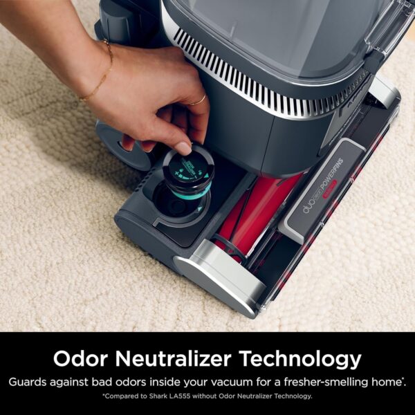 Rotator Pet Pro Lift-Away ADV Upright Vacuum with HEPA Filter, DuoClean PowerFins HairPro and Odor Neutralizer Technology, Pet Hair Pickup, For Carpets & Hardfloors, Dark Grey, LA555