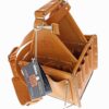IDEAL Tan Leather 10.75-in Electrician s Tote