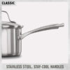 Calphalon Classic Stainless Steel 10-Piece Cookware Set
