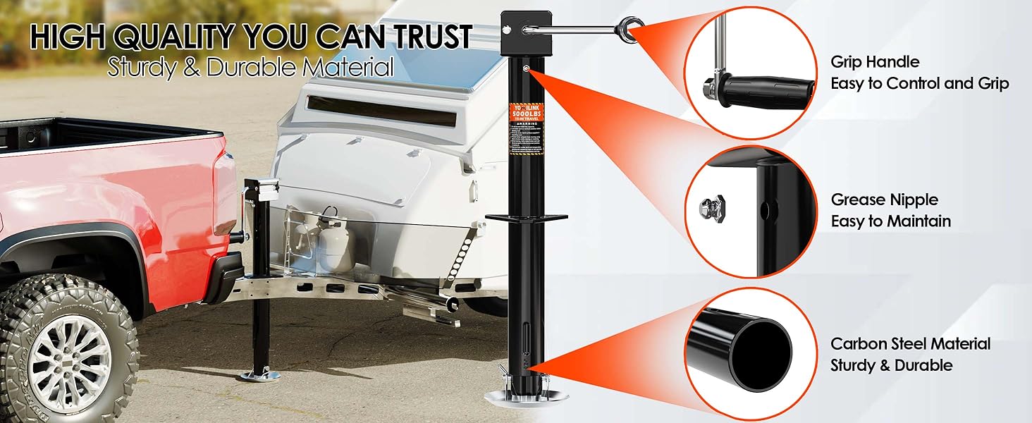 5000 lbs A-Frame Trailer Jack