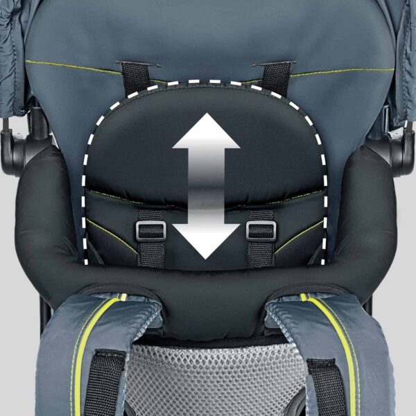 Chicco SmartSupport Aluminum Frame Backpack Carrier, Lightweight Baby Backpack Carrier | Solar/Grey New Model