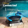 Robotic Pool Vacuum Cleaner All Pools up to 33 FT – Wall Climbing Scrubber Brush