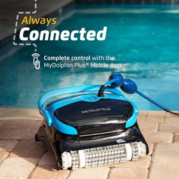 94714e68da6249cd8ffa1ca0aa68edbf Robotic Pool Vacuum Cleaner All Pools up to 33 FT – Wall Climbing Scrubber Brush