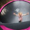 JUMPZYLLA Trampoline 8FT 10FT 12FT 14FT 15FT 16FT Trampoline with Enclosure – Recreational Trampolines with Ladder and AntiRust Coating, ASTM Approval Outdoor Trampoline for Kids