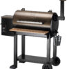 Z GRILLS Wood Pellet Grill Smoker with 552 Cooking Area & Front Shelf for Outdoor BBQ, Smoke, Bake and Roast, 550C