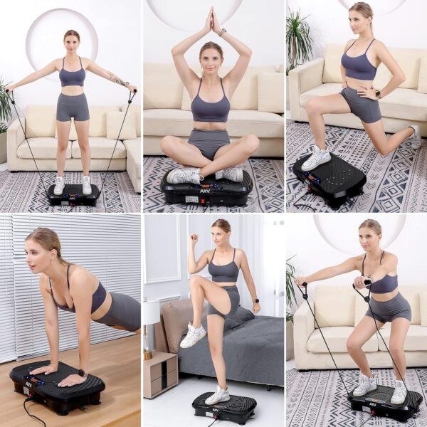 95525b6c54444f5ca8b20b8e6ad8f275 Vibration Plate Fitness Platform Exercise Machine Vibrating Lymphatic Drainage Shaking Full Body Shaker Workout Vibrate Stand Shake Board Sport Gym for Weight Loss Fat Burner for Women Men