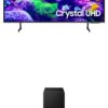 SAMSUNG 75-Inch Class Crystal UHD 4K DU7200 Series HDR Smart TV w/Object Tracking Sound Lite, PurColor, Motion Xcelerator, Mega Contrast, Q-Symphony (UN75DU7200, 2024 Model)