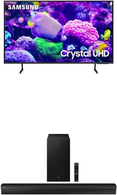 957d993e04c44eaaa8633c6ff909f60c SAMSUNG 75-Inch Class Crystal UHD 4K DU7200 Series HDR Smart TV w/Object Tracking Sound Lite, PurColor, Motion Xcelerator, Mega Contrast, Q-Symphony (UN75DU7200, 2024 Model)