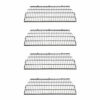 BMSA7S Vertical Storage Shed Metal Wire Shelf Rack Shelving (4 Pack)