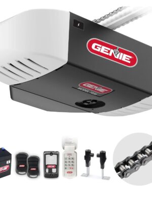 Genie Chain Drive 750 3/4 HPc Garage Door Opener w/Battery Backup – Heavy Duty –