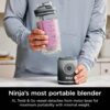 Ninja Blast Max, Portable Blender + Twist & Go, Personal Blender, Ninja Blender, Smoothie, Blend, Ice Crush, 3 Programs, Cordless, 22oz removable Vessel, Dishwasher Safe, Leakproof, Sea Glass, BC251MT