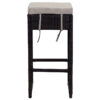 6 Person 59.1 Long Bar Height Dining Set with Cushions