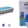 Bestway Oval Above Ground Pool Set (10′ x 6’7′′ x 33′′)| Includes Filter Pump & ChemConnect Dispenser