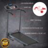 SereneLife Folding Treadmill – Foldable Home Fitness Equipment with LCD for Walking & Running – Cardio Exercise Machine – Preset and Adjustable Programs – Bluetooth Connectivity