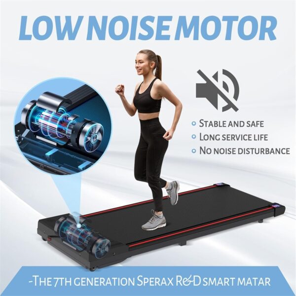 9890199844924dd390519228b3bdce46 Walking Vibration Pad with APP, 3 in 1 Under Desk Treadmill, 2.5HP Low Noise Walking Treadmill Pad with Remote Control,Portable Treadmills for Home Office