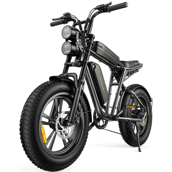 989ab00077a240a498278eb8a1095188 1000W Electric Bike for Adults, Retro-Style, 28mph, 94 Miles Range, 20′′x4.0′′ Fat Tires, Full Suspension, UL Certified