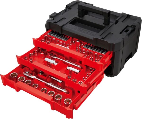 Craftsman 262-Piece Mechanic Tool Set, Master Socket Set with 3-Drawer VERSASTACK Tool Box, SAE/Metric Set (CMMT45309)