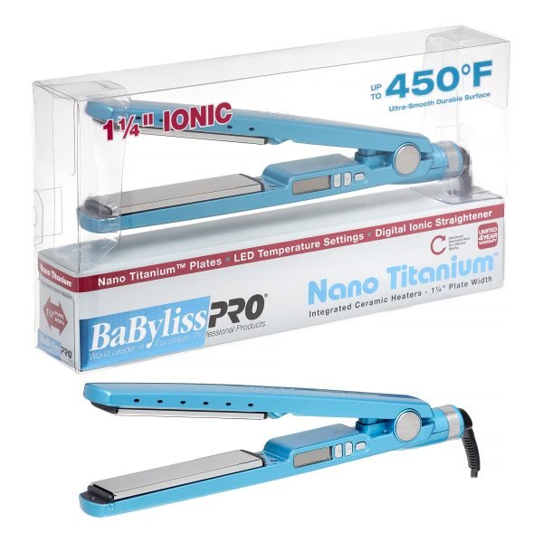 98d46b5d8d3a4838a5dcef8b8ccb3c37 Babyliss Pro Nano Titanium Titanium-Plated Hair Straightening Flat Iron, 1.25