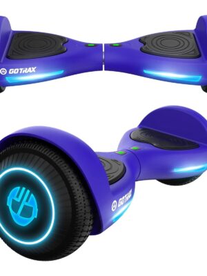 FX3 Hoverboard Blue – 6.5′′ LED Wheels, 200W Motor, UL2272 Certified, Up to 6.2mph for Kids & Adults