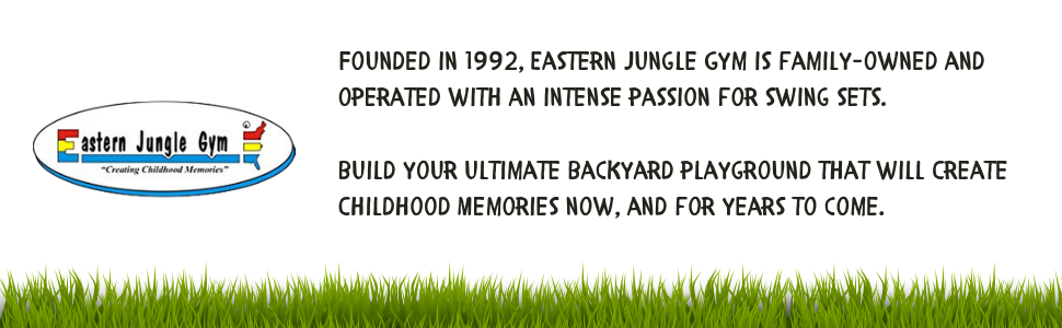 eastern jungle gym childrens backyard swing set seat bucket with high back for toddlers